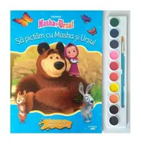 Masha și Ursul. Să pictăm cu Masha și Ursul - Paperback brosat - ***