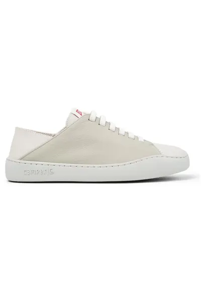Pantofi sport Peu Touring Twins din piele cu design in doua nuante - Alb