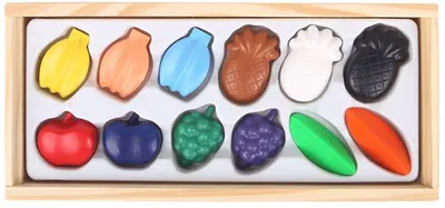 Pasteluri cu ceara de albine, Fructe