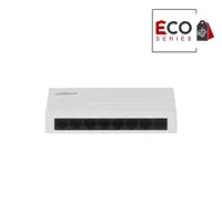Switch cu 8 porturi Dahua Eco Series PFS3008-8GT-L-V2, 2000 MAC, 16 Gbit, fara management