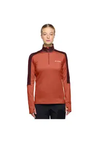 Bluza pentru trekking cu guler Livigno Halfzip II
