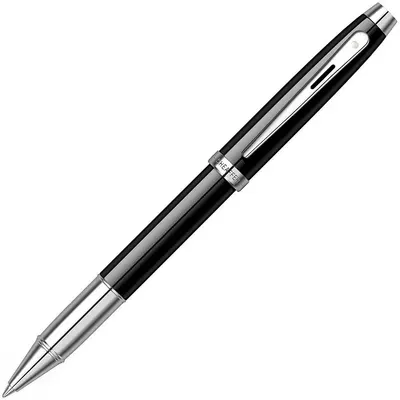 Roller Sheaffer 100 - Glossy Black Lacquer/Chrome