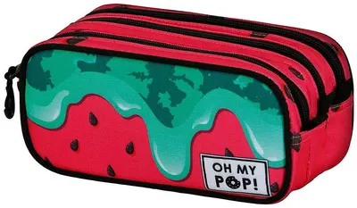 Penar școlar Karactermania OMP! - FAN Melty Melon, 3 fermoare