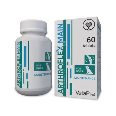 Vetapro Arthroflex-main Faza 2, Suport Articulatii si Cartilaje Caini, 60 tablete