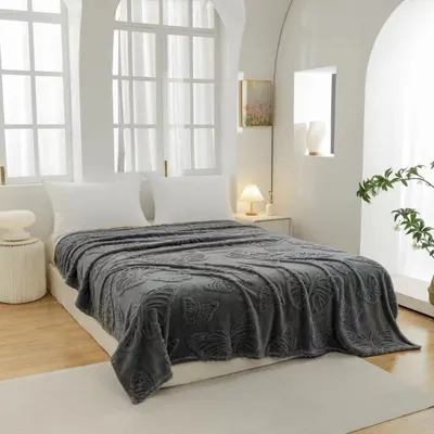 Oferta Paturi Cocolino En-Gros, Serie 10 Culori Diferite, Modele Premium cu Fluturi in Relief, 200x230 CM, UNI