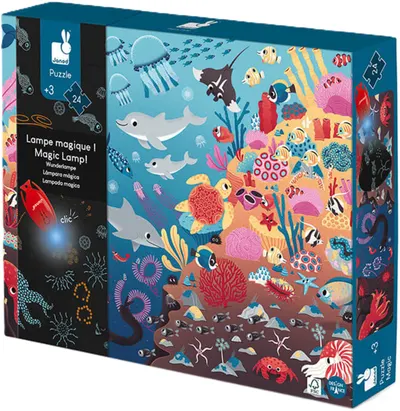 Puzzle pentru copii Janod - Oceanul Magic, 24 de piese