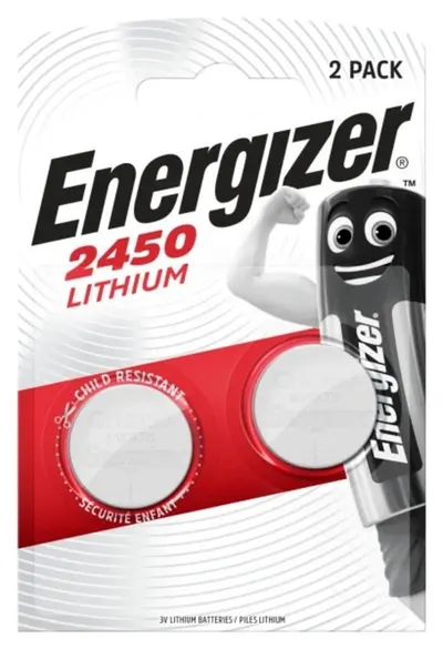 Baterii litiu Energizer - CR2450, 3V, 2 bucăți