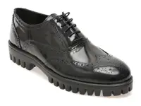 Pantofi eleganti RELAX negri, 5811A, din piele naturala