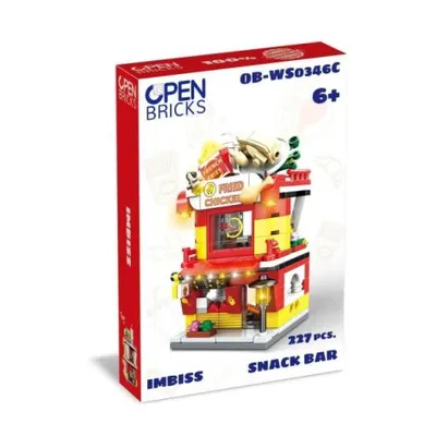 Set de constructie - Fast-food de jucarie (227 piese)