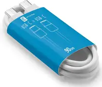 Cablu Techaway - 8221, USB-C/USB-C, 0.9 m, alb