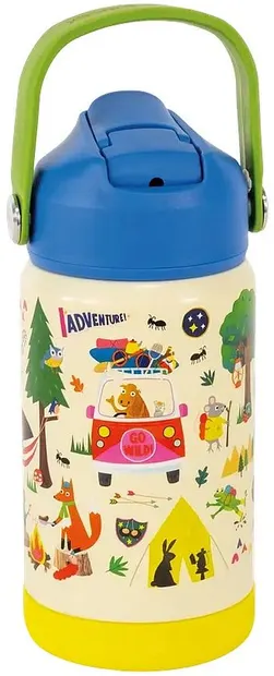 Sticlă de apă Floss and Rock - Aventuri, 400 ml