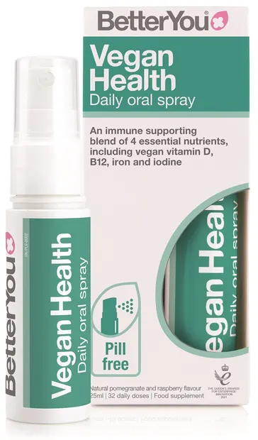 Vegan Health Spray oral, 25 ml, 32 de doze zilnice, Better You