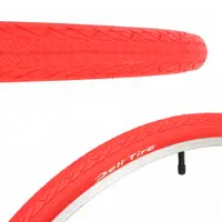 Anvelopă Deli Tire SA-262 700X35C Roșie pentru biciclete de oraș