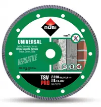 Disc diamantat pt. beton si caramida 230mm, TSV 230 Pro - RUBI-25918