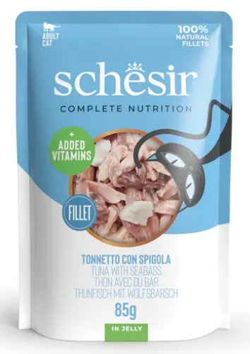 Schesir Cat Plic Ton/Biban In Jelly 85 g