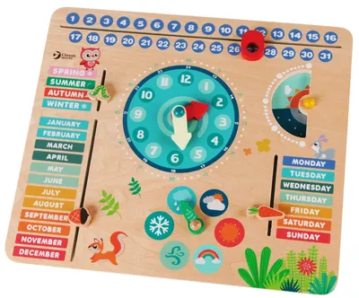 Joc din lemn Classic World - Calendarul padurii
