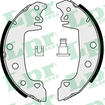 Set saboti frana LPR 07520