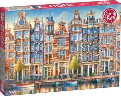 Puzzle Cherry Pazzi din 1000 piese - Ritmul Amsterdamului