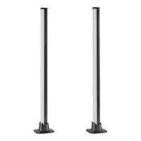 Veioză neagră LED din metal (înălțime 55 cm) Boy – Reality