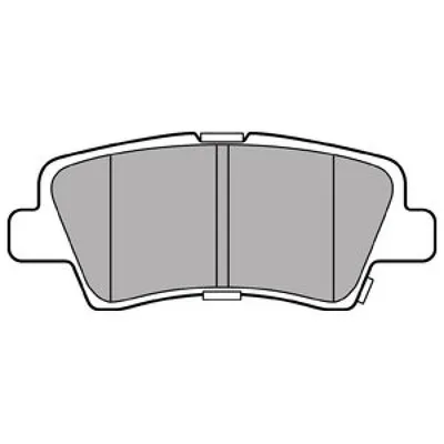 Set placute frana, frana disc DELPHI LP3309