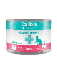 CALIBRA Veterinary Diet Cat Hypoallergenic Tuna 200 g hrana dietetica pentru pisicile cu intolerante alimentare si probleme de piele
