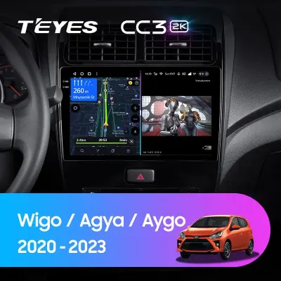 Navigatie Auto Teyes CC4L DTS Toyota Wigo 2020-2023 6+64GB 10.2" QLED Qualcomm 2Ghz, Android 4G Bluetooth 5.1 DSP