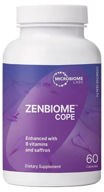 Zenbiome Cope Probiotic + Șofran, 60 capsule, Microbiome Labs