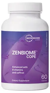 Zenbiome Cope Probiotic + Șofran, 60 capsule, Microbiome Labs