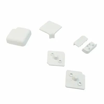 Set Accesorii Orizontale Inaltator Blat Rectangular, Finisaj Alb
