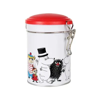 Cutie rotundă Moomin pentru depozitare ceai