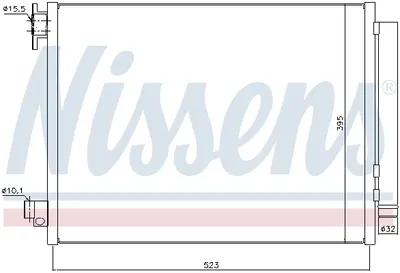 Radiator Aer Conditionat Ac cu Uscator Potrivit Dacia Dokker, Dokker Express Minivan, Duster, Duster Suv, Lodgy, Logan Ii, Logan Mcv Ii, Sandero Ii; Renault Arkana I, Captur I, Clio Iv, Kaptur 0.9-1.6