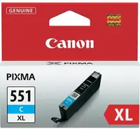 Cartuș de cerneală Canon - CLI-551XL C, pentru PIXMA IP 7250, Cyan