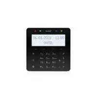 Tastatura tactila Satel Integra INT-KSG2R-B, 2 zone, Macro, Mifare, neagra