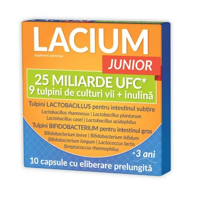 Lacium Junior 25 miliarde UFC, Zdrovit | 10 capsule