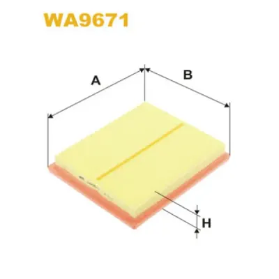 Filtru aer WIX FILTERS WA9671