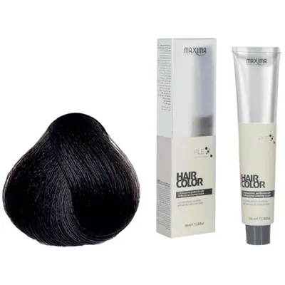 Vopsea Profesionala de Par Maxima, 3.99 Saten Ciocolata Neagra, 100 Ml