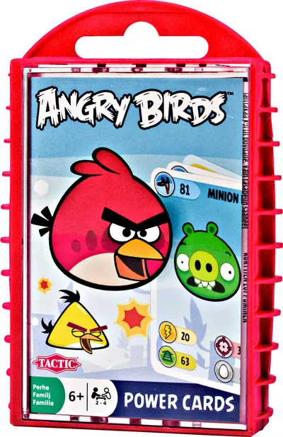 Joc de societate cu cărți Tactic: Angry Birds - Pentru copii