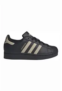 Pantofi sport Superstar II de piele - Negru/Bej deschis