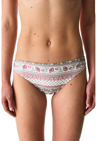 Slip cu imprimeu floral - Multicolor