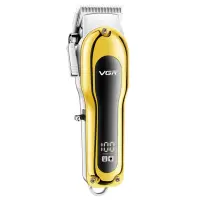 Masina de tuns profesionala VGR V680, afisaj digital, incarcare USB, lama inox