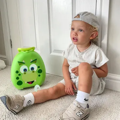 Olita portabila cu capac si maner My Carry Potty Dino