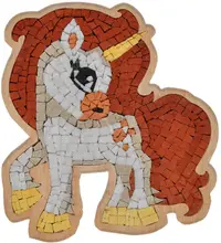Mozaic de piatră Neptune Mosaic - Unicorn, colorat