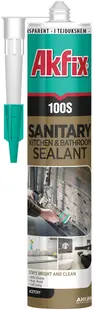 Silicon sanitar Akfix - 100S, 280 ml, incolor
