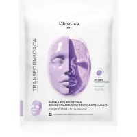 L’biotica Transforming Collagen Mask with Niacinamide in Microcapsules masca de colagen pentru o piele mai luminoasa 1 buc