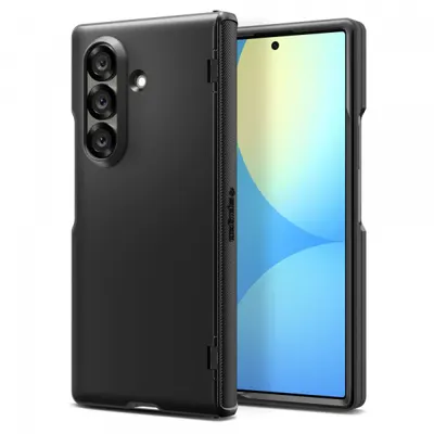 Husa MagSafe pentru Samsung Galaxy Z Fold7 F966, Spigen, Slim Armor Pro, Neagra ACS09551
