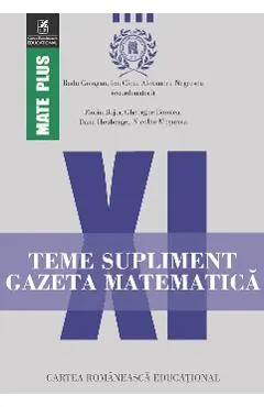 Gazeta Matematica - Clasa 11 - Teme supliment