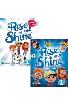 Set: Rise and Shine Level 1. Learn to Read. Activity Book and eBook + Busy Book