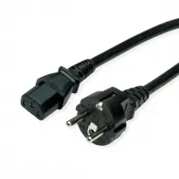 Cablu de alimentare C13 0.6m Negru, Value 19.99.1023