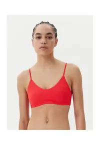 Sutien de baie dama PT3149SBR010 - Poliester reciclat - Rosu - Rosu