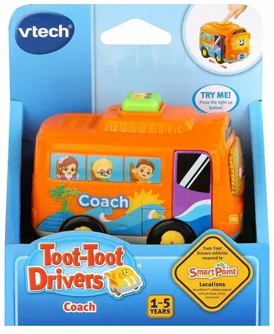 Jucărie Vtech - Mini cărucior, autobuz școlar